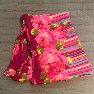 Aerie Floral Pink Infinity Scarf